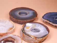 Lade das Bild in den Galerie-Viewer, Achat Scheibe Teelicht
