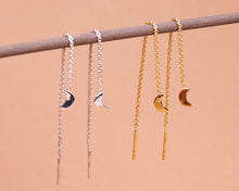 Lade das Bild in den Galerie-Viewer, Ohrringe Lunula Silber