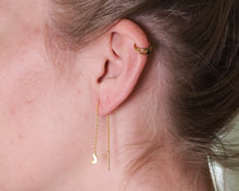 Lade das Bild in den Galerie-Viewer, Ohrringe Lunula Gold