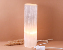 Lade das Bild in den Galerie-Viewer, Lampe Selenit Zylinder