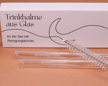 Lade das Bild in den Galerie-Viewer, Strohhalme aus Glas