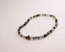 Lade das Bild in den Galerie-Viewer, Armband Moosachat
