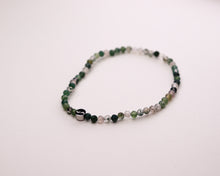 Lade das Bild in den Galerie-Viewer, Armband Moosachat