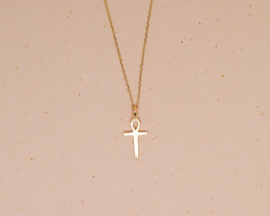 Kette Ankh Gold