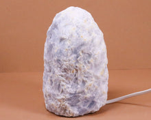 Lade das Bild in den Galerie-Viewer, Lampe Calcit blau Rohstein
