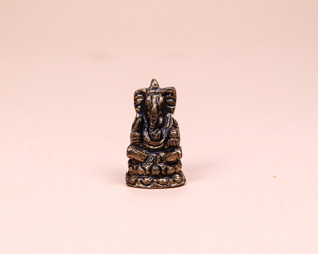 Figur Ganesha Messing