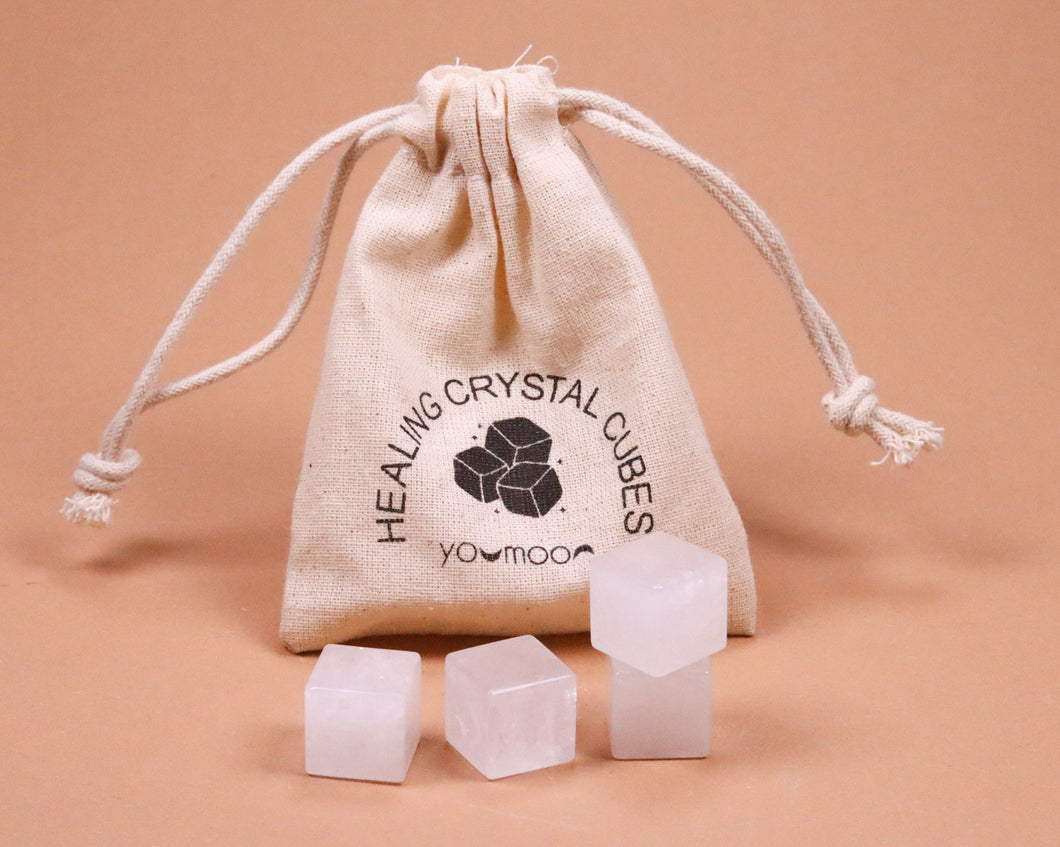 Healing Crystal Cubes Bergkristall