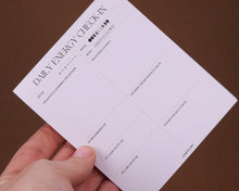 Lade das Bild in den Galerie-Viewer, Notizblock Daily Energy Check-in
