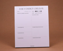 Lade das Bild in den Galerie-Viewer, Notizblock Daily Energy Check-in
