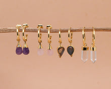 Lade das Bild in den Galerie-Viewer, Ohrringe Trust Amethyst Gold
