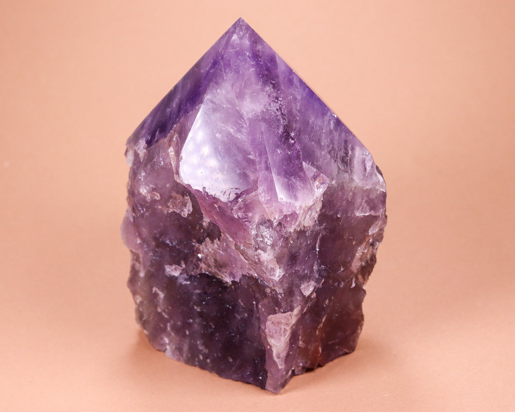 Amethyst Spitze anpoliert