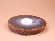 Lade das Bild in den Galerie-Viewer, Achat Scheibe Teelicht
