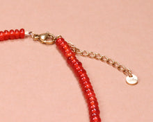 Lade das Bild in den Galerie-Viewer, Kette Achat rot
