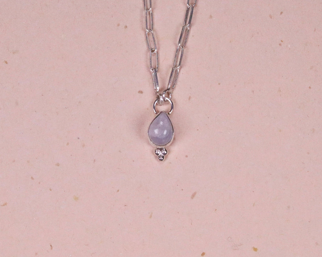 Kette Soul Mondstein silber