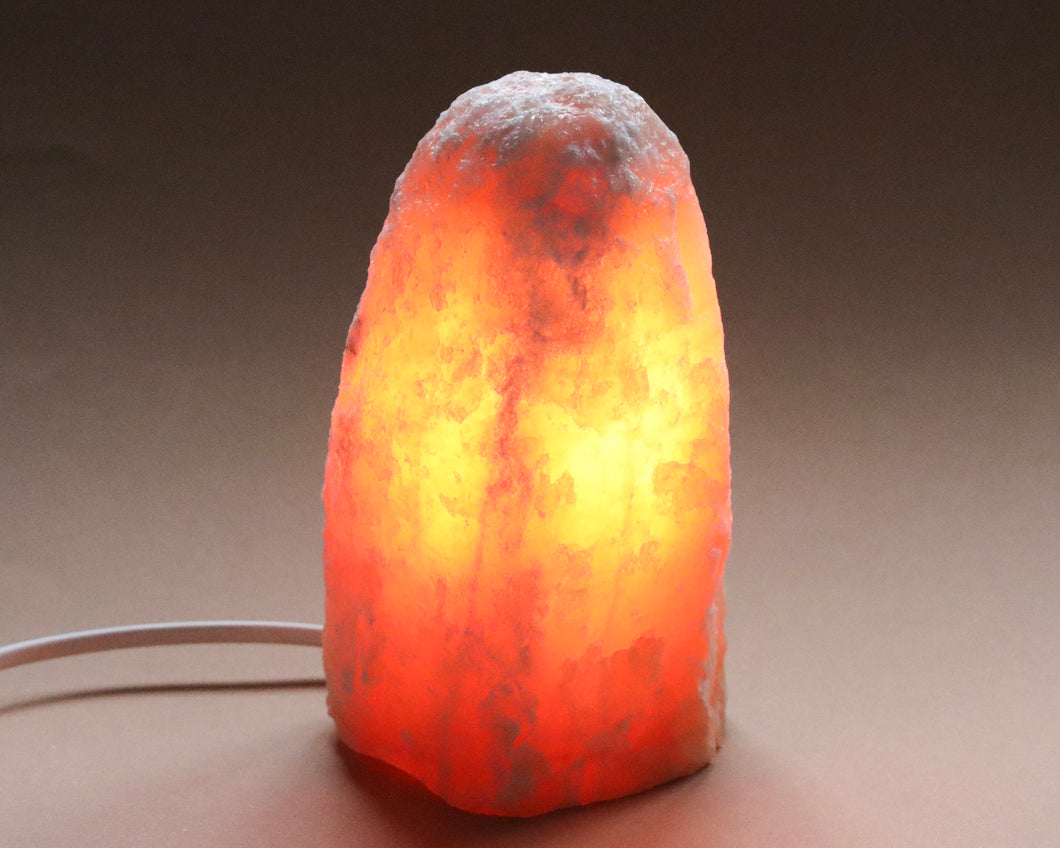 Lampe Orangencalcit Rohstein