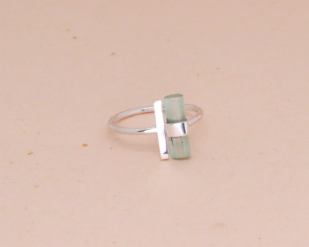 Ring Bloom Silber