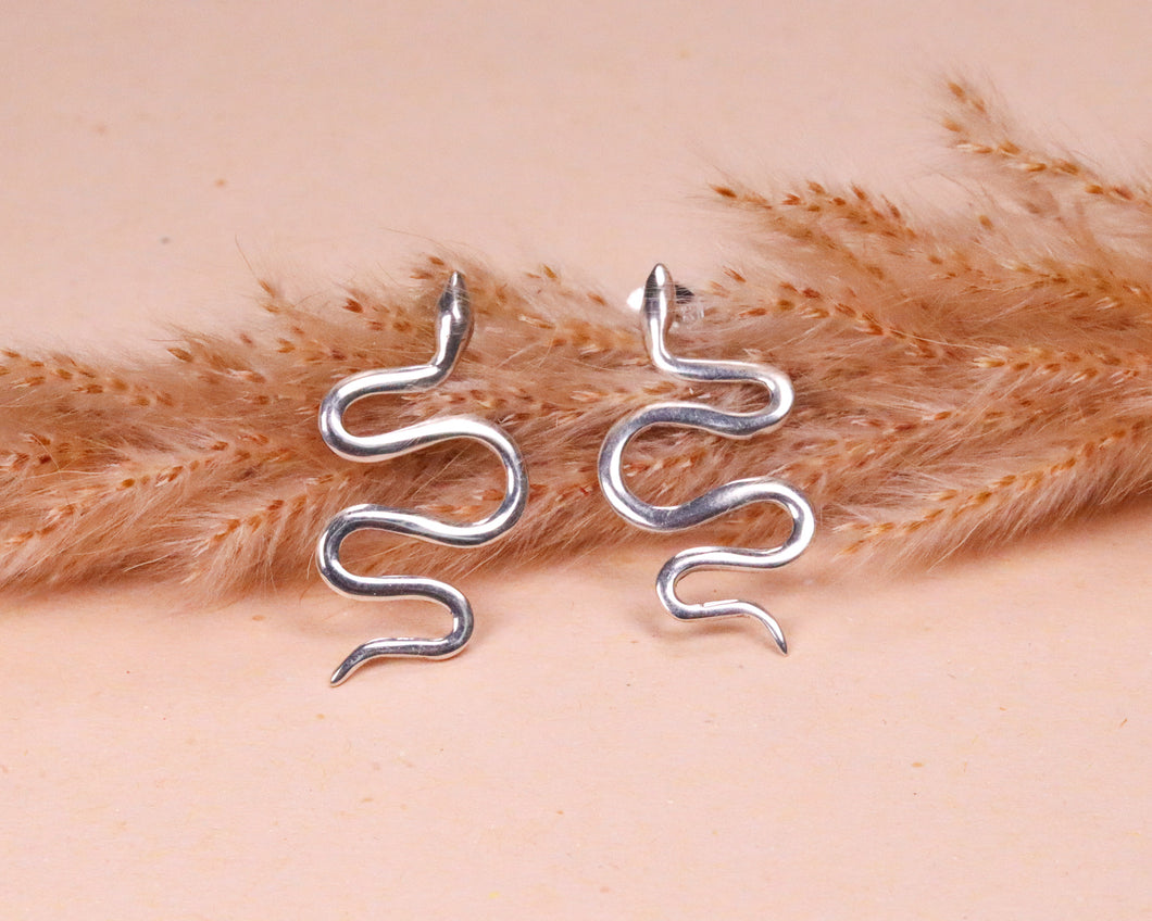 Ohrringe Serpent Silber