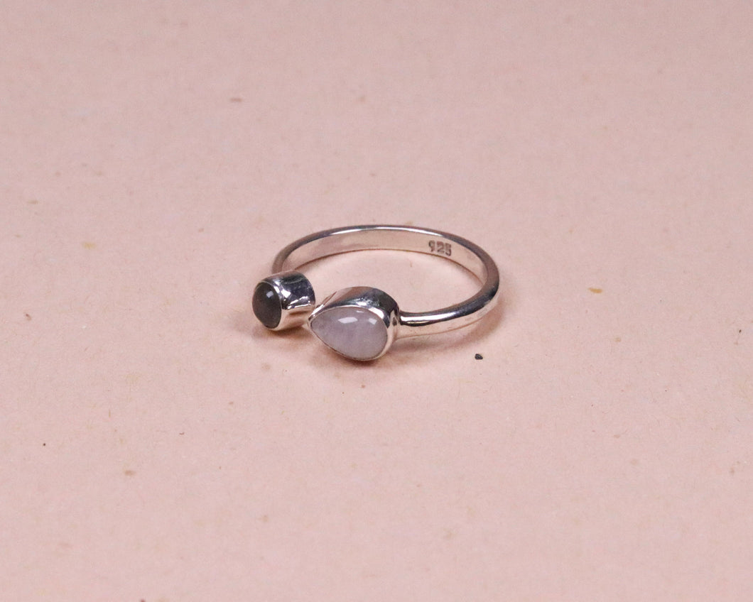 Ring Third Eye Silber