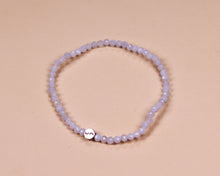 Lade das Bild in den Galerie-Viewer, Armband Chalcedon blau
