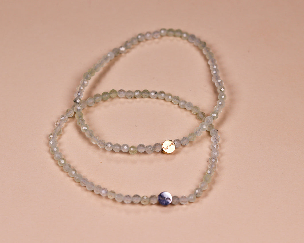 Armband Prehnit